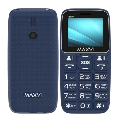 Maxvi B110ds 2 Sim Blue 