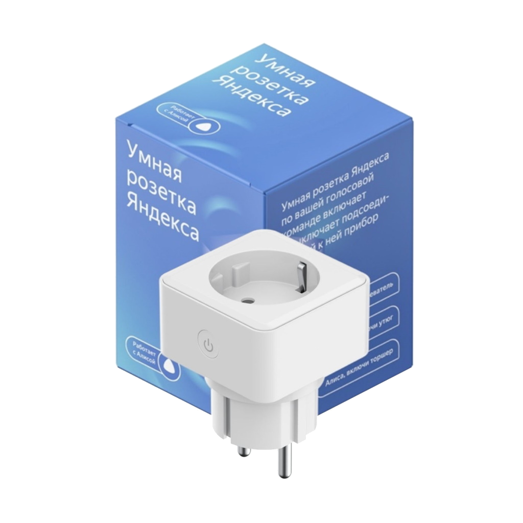 Умная розетка Яндекс YNDX-0007B EU VDE Wi-Fi (White)