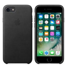 Чехол оригинал для Apple iPhone 7 Leather Case Black 