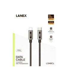 Дата-кабель Lightning-Type-C LANEX LS48CL 30W черный 