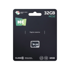 Карта памяти MicroSD 32GB Class 10 V10 More choice MC32-V10 