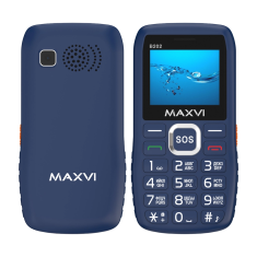 Maxvi B202 2 Sim Blue 