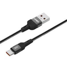 Дата-кабель Type-C LANEX LS51C 100W серый 