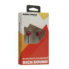 Наушники беспроводные More choice BG6 красные 