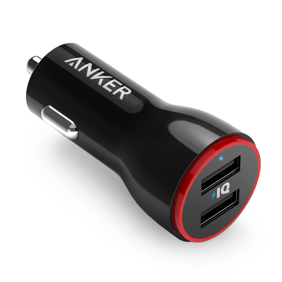 АЗУ Anker PowerDrive 2 2xUSB (Black)