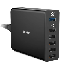СЗУ Anker 60W PowerPort+ 6 with Quick Charge 3.0 
