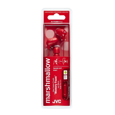 Наушники проводные без микрофона JVC HA-FX38-R красные 