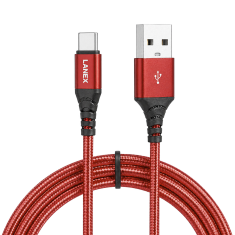 Дата-кабель Type-C LANEX LS30C красный 