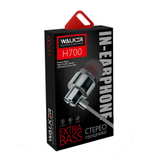 Наушники проводные 3,5мм Walker H700 черные 