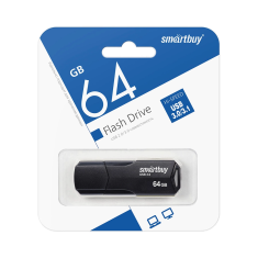 Флеш-накопитель USB 64GB Smart Buy Clue черный 