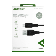 Дата-кабель microUSB ACEFAST C3-09 черный 
