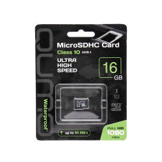 Карта памяти MicroSD 16GB Class 10 UHS-I без адаптера Qumo 