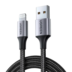 Дата-кабель Lightning UGREEN US199 (60158) 2.0м черный 