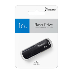 Флеш-накопитель USB 16GB Smart Buy CLUE черный 