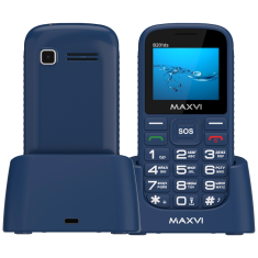 Maxvi B201ds 2 Sim Blue 