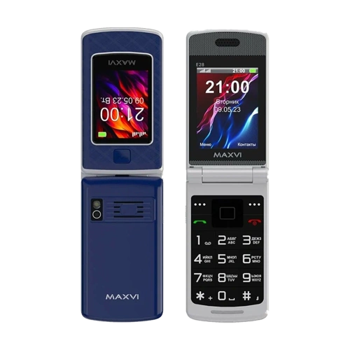 Maxvi E28 2 Sim Blue 