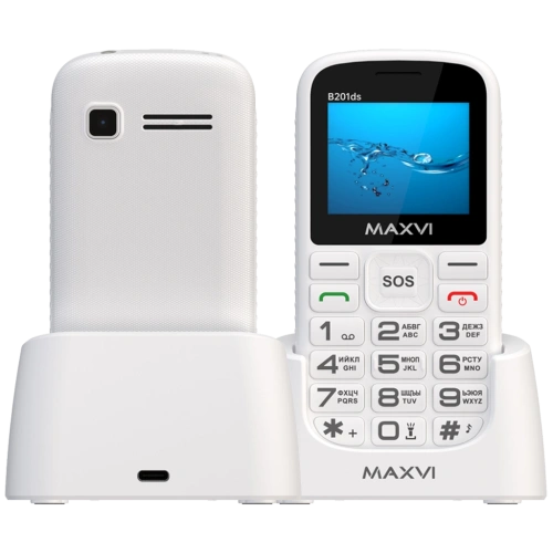 Maxvi B201ds 2 Sim White 