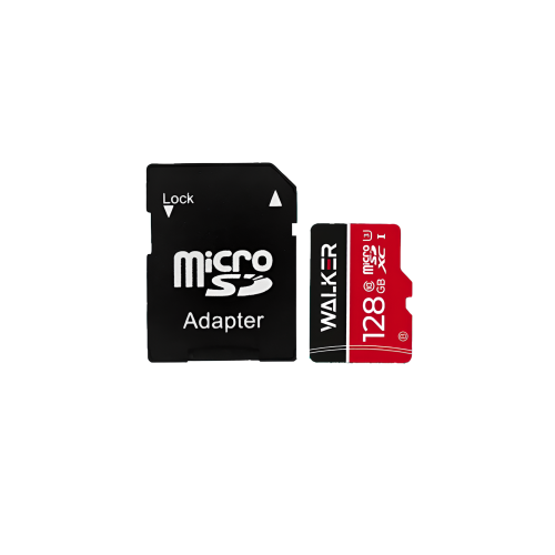 Карта памяти microSD 128GB Class 10 UHS-I с адаптером Walker 