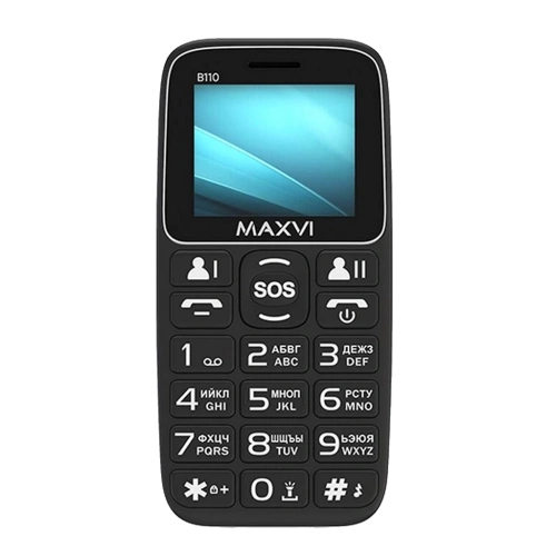 Maxvi B110ds 2 Sim Black 