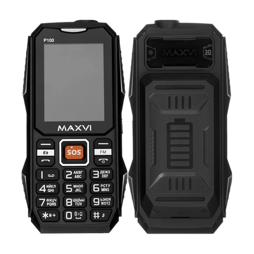 Maxvi P100 2 Sim Black 