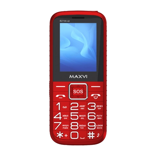 Maxvi B21ds up 2 Sim Red 