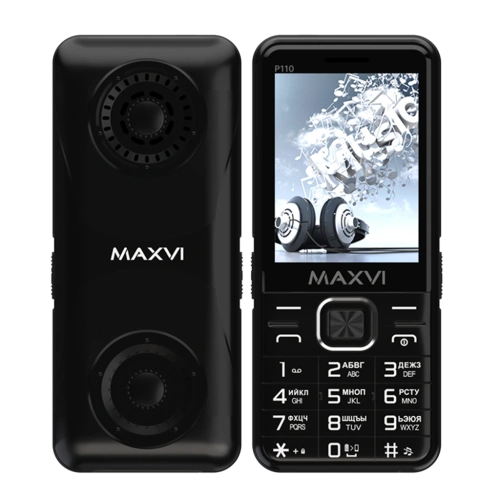 Maxvi P110 2 Sim Black 