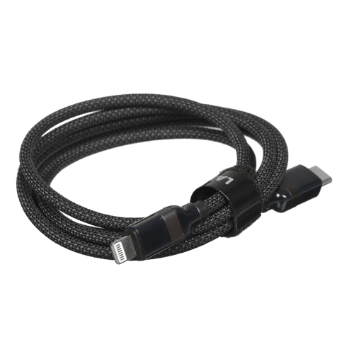 Дата-кабель Lightning-Type-C LANEX LS38CL 20W черный 