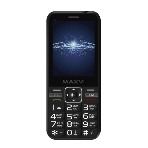 Maxvi P3 2 Sim Black 