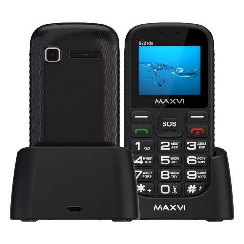 Maxvi B201ds 2 Sim Black 