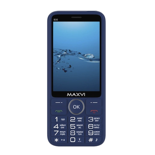 Maxvi B35 2 Sim Blue 