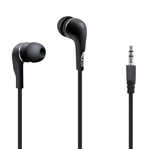 Наушники проводные без микрофона Walker H110 черные 