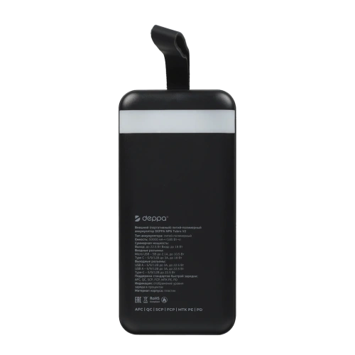 Портативное ЗУ QС3.0+PD 50 000 мАч Deppa NRG Turbo V2 