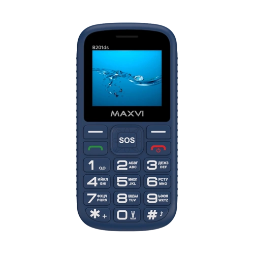 Maxvi B201ds 2 Sim Blue 