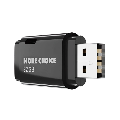 Флеш-накопитель USB 32GB More Choice MF32 черный 