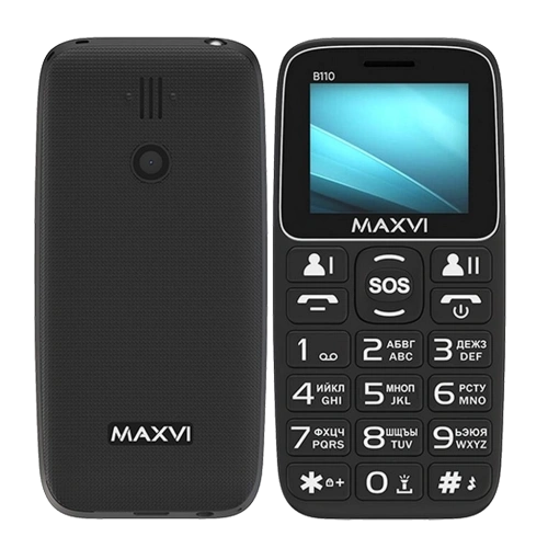 Maxvi B110ds 2 Sim Black 