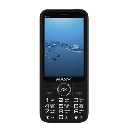 Maxvi B35 2 Sim Black 