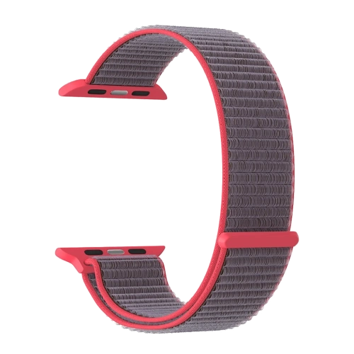 Ремешок нейлоновый Apple Watch 42/44 mm LYAMBDA VEGA DS-GN-02-44-3 серо-розовый 
