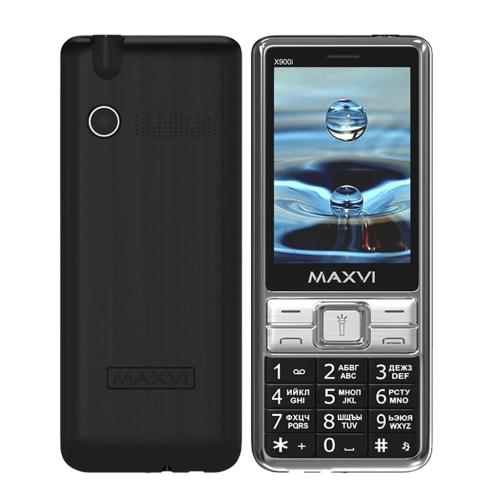 Maxvi X900i 2 Sim Black 