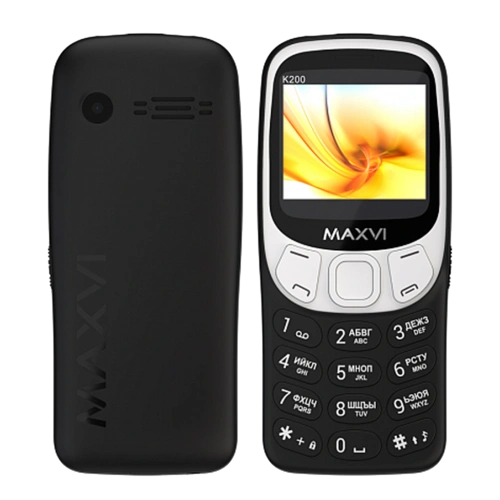 Maxvi K200 2 Sim Black 