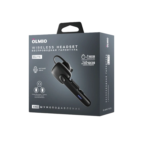 Bluetooth гарнитура моно Olmio Elite 