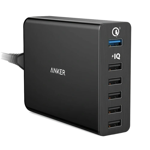 СЗУ Anker 60W PowerPort+ 6 with Quick Charge 3.0 