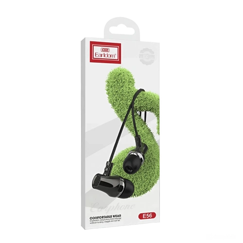 Наушники проводные 3.5мм Earldom ET-E56 черные 