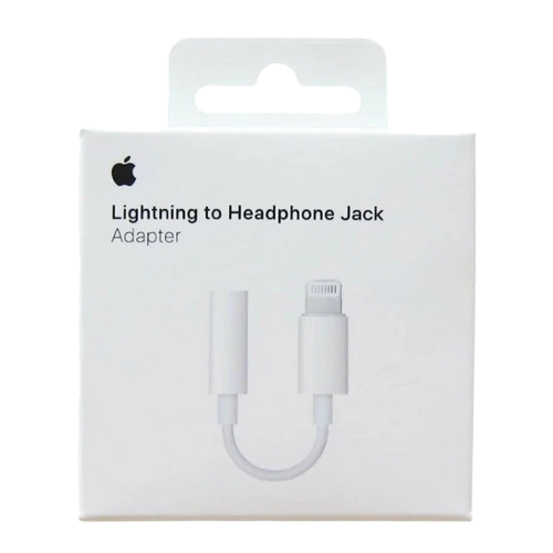 Адаптер Apple Lightning -3,5мм белый MMX62ZM/A (уценка) 