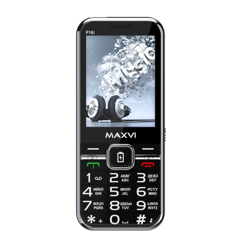 Maxvi P18i 3 Sim Black 