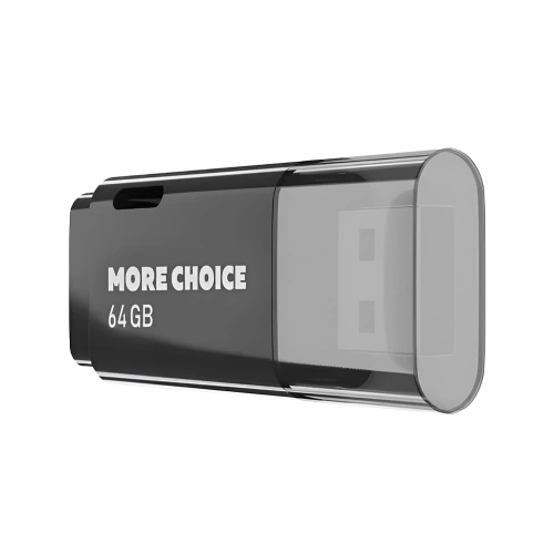 Флеш-накопитель USB 64GB More Choice MF64 черный 