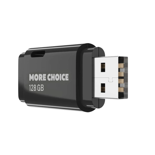 Флеш-накопитель USB 128GB More Choice MF128 черный 