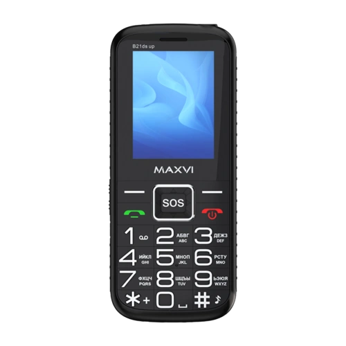 Maxvi B21ds up 2 Sim Black 