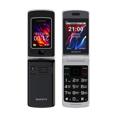 Maxvi E28 2 Sim Black 