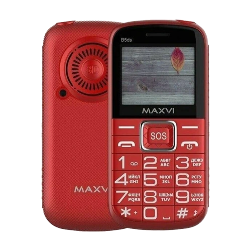 Maxvi B5ds Up 2 Sim Red 