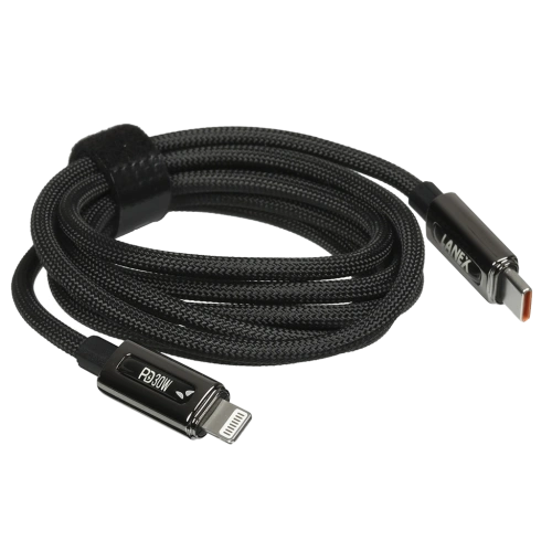 Дата-кабель Lightning-Type-C LANEX LS48CL 30W черный 